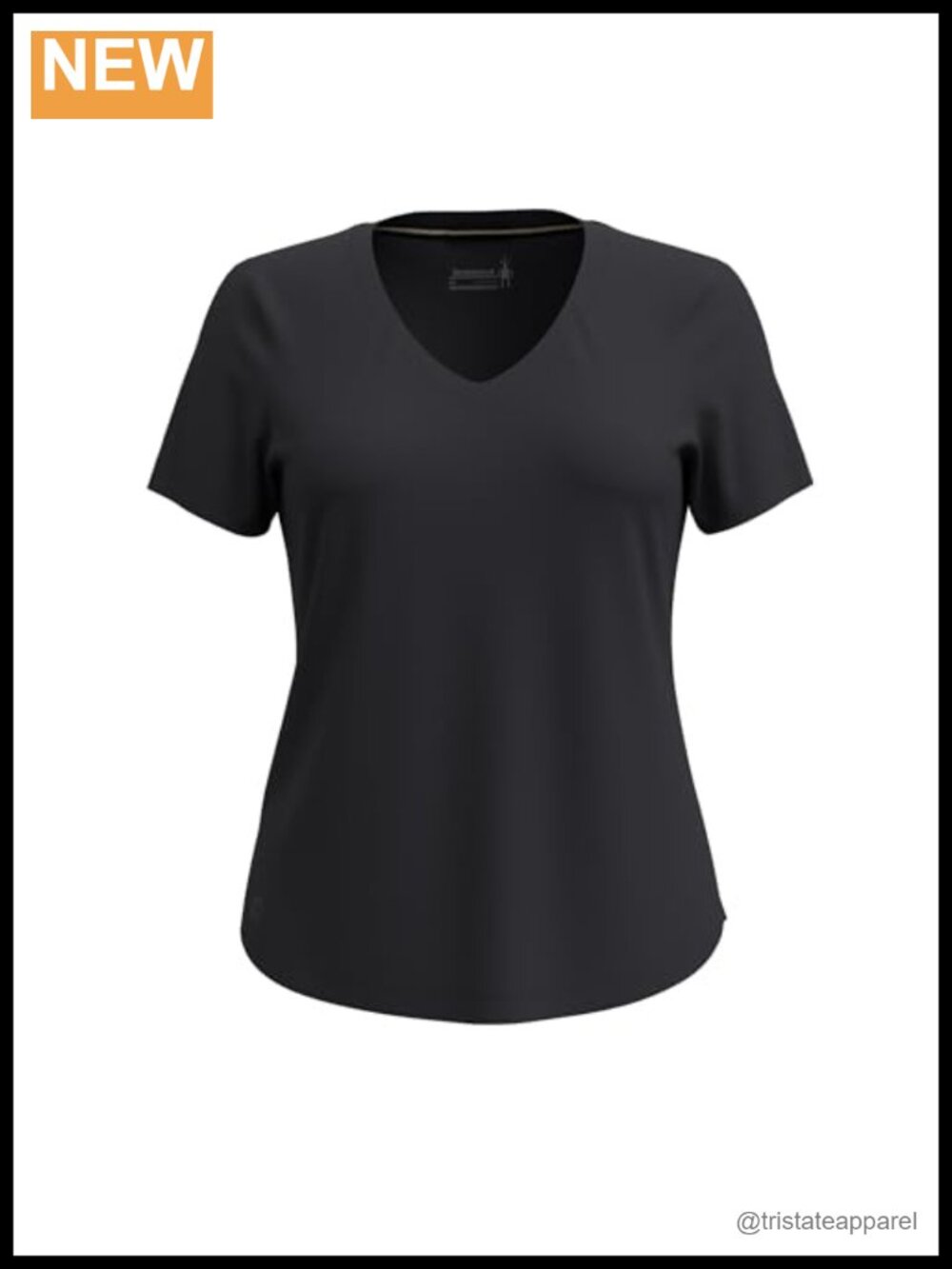 Merino Wool Blend V-Neck Short Sleeve Performance Tee